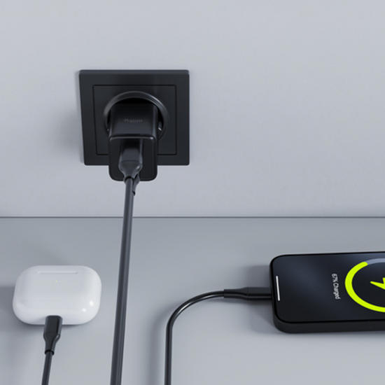 Incarcator Allity Type C Plus USB 30W - Negru