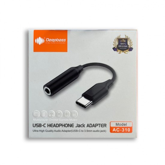 Adaptor Audio Deepbass AC-130 - jack 3.5mm