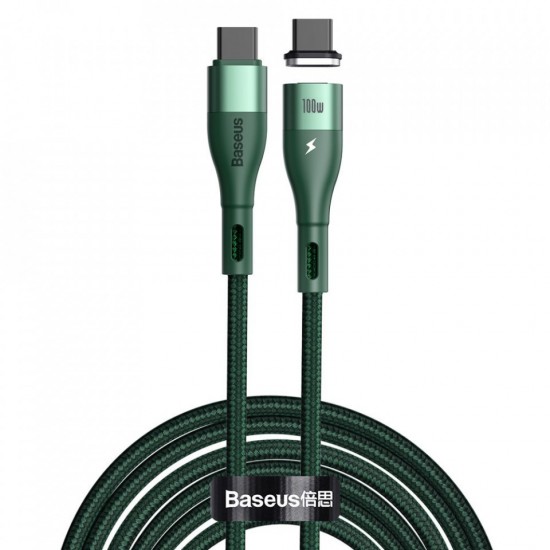 Cablu Baseus Zinc Magnetic Type C - Type C - 1.5 metri 100W