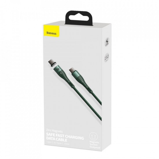 Cablu Baseus Zinc Magnetic Type C - Type C - 1.5 metri 100W