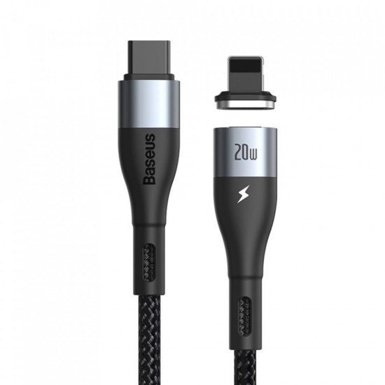 Cablu Baseus Zinc Magnetic Type C - Lightning - 2 metri PD 20W