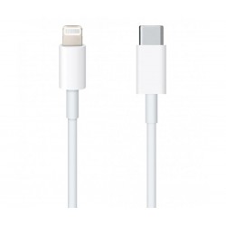 Cablu tip Lightning la USB-C, pentru Apple Original, A1703, 1m, alb, in blister