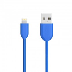 Cablu de date Lightning pentru iPhone  -1m - albastru