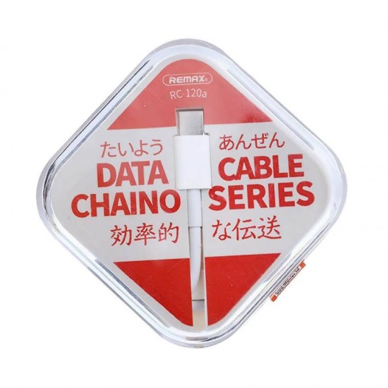 Cablu de date Type-C Rola Retractabila Remax Chaino Series - Alb