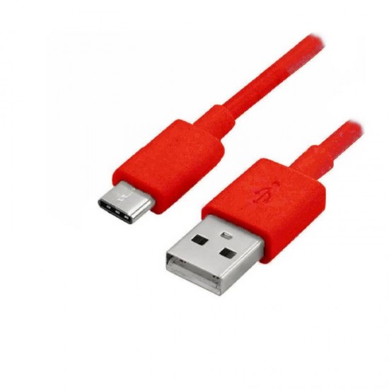 Cablu de date Type-C 1m - Rosu
