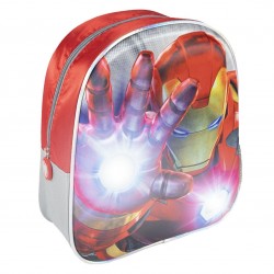 Ghiozdan Avengers 3D cu lumini