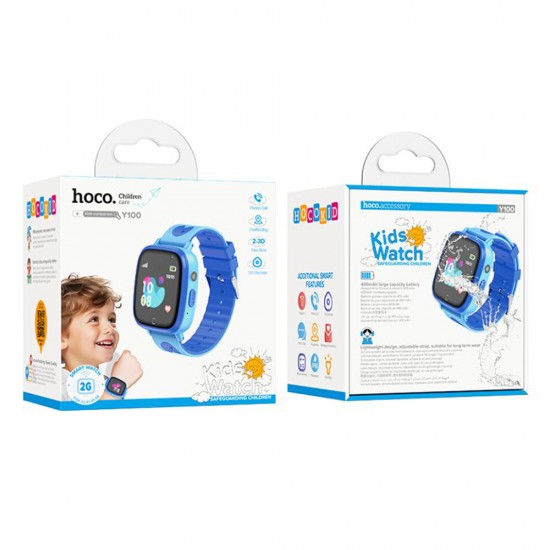 SmartWatch Hoco Y100 pentru copii - Albastru