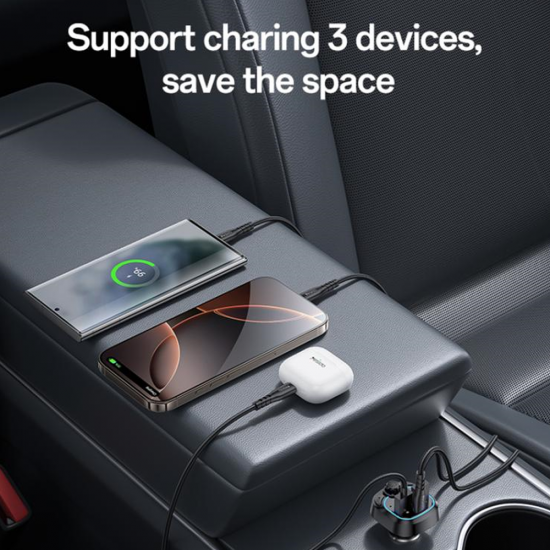 Incarcator auto cu funcie de modulator FM Yesido Y70