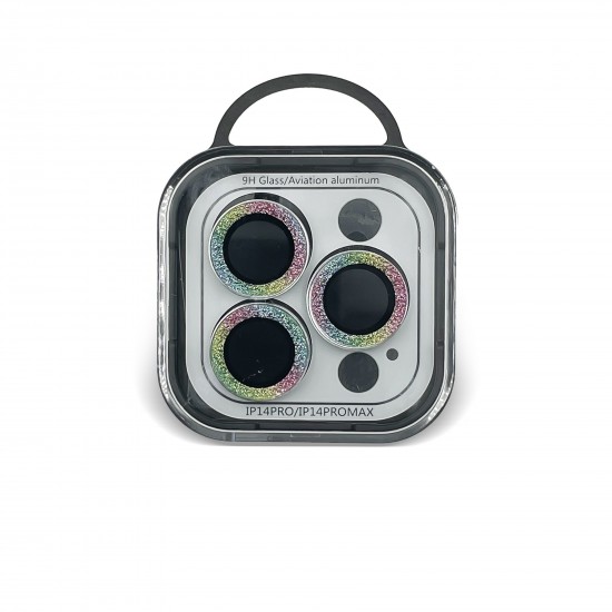 Protectie camera pentru iPhone 14 Pro / 14 Pro Max - Glitter
