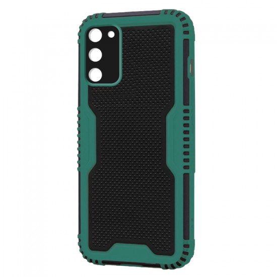 Husa spate pentru Samsung Galaxy A03s - Zip Case Verde