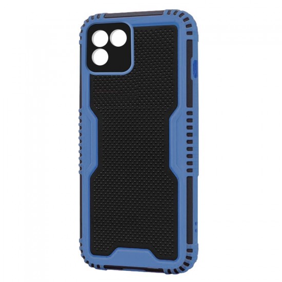 Husa spate pentru Samsung Galaxy A03 - Zip Case Albastru