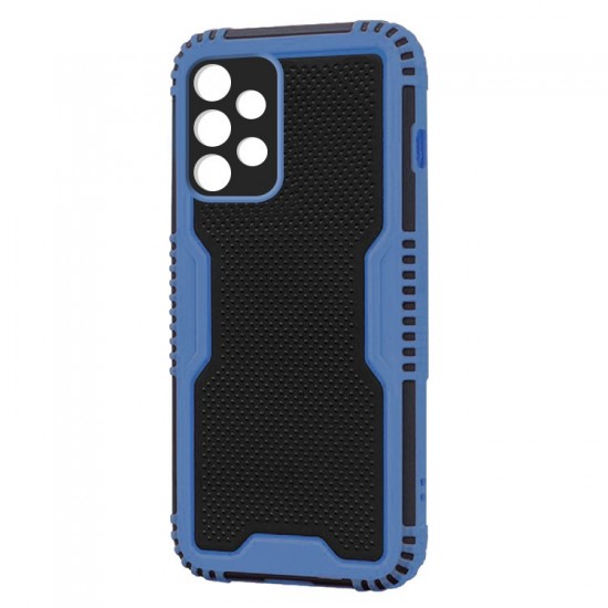 Husa spate pentru Samsung Galaxy A33 5G - Zip Case Albastru