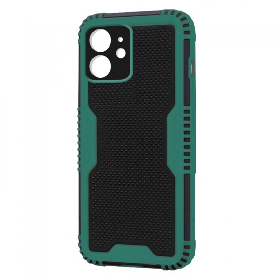Husa spate pentru iPhone 12 - Zip Case Verde