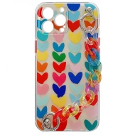 Husa spate pentru iPhone 12 Pro Max - Chain Case