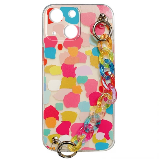 Husa spate pentru iPhone 13 - Chain Case