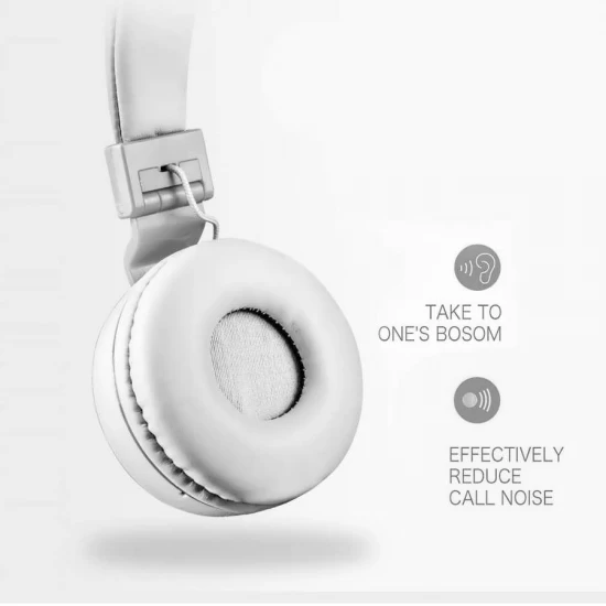 Casti On-Ear Wireless Bluetooth cu Handsfree MS - 881A - Alb