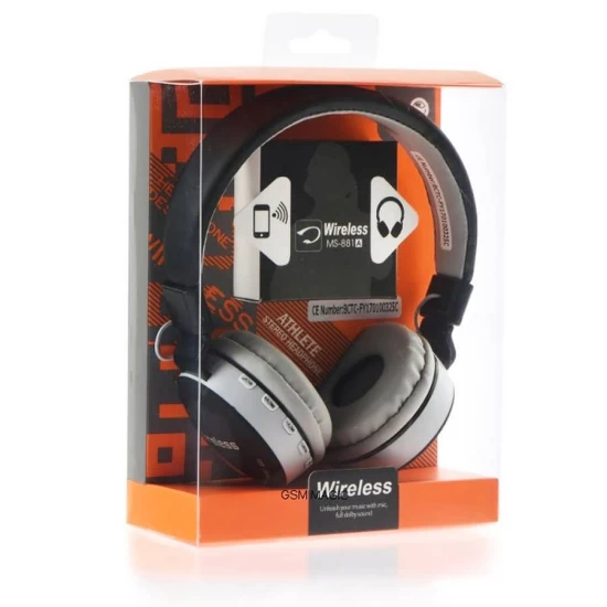 Casti On-Ear Wireless Bluetooth cu Handsfree MS - 881A - Alb