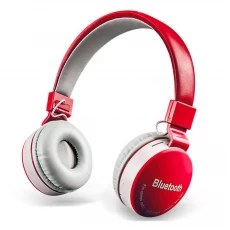 Casti On-Ear Wireless Bluetooth cu Handsfree MS - 881A - Rosu