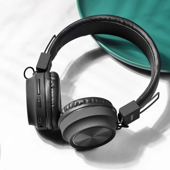 Casti On-Ear Wireless cu Bluetooth HOCO W25 - Negru
