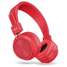 Casti On-Ear Wireless cu Bluetooth HOCO W25 - Rosu