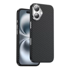 Husa spate pentru iPhone 14 Keephone Kevilar Magsafe - Negru
