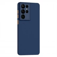 Husa spate pentru Samsung Galaxy S22 Ultra - Skin Case Albastru
