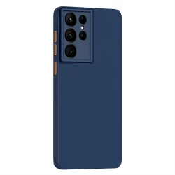 Husa spate pentru Samsung Galaxy S22 Ultra - Skin Case Albastru