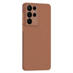 Husa spate pentru Samsung Galaxy S22 Ultra - Skin Case Maro