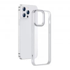 Husa spate pentru iPhone 13 Pro Baseus Crystal - Alb