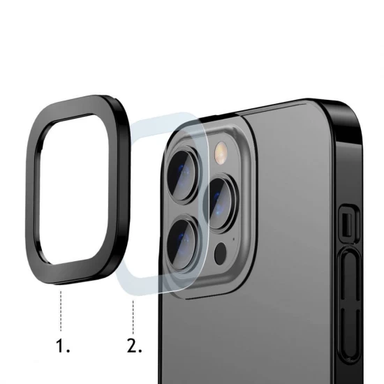 Husa spate pentru iPhone 13 Pro Baseus Glitter - Negru
