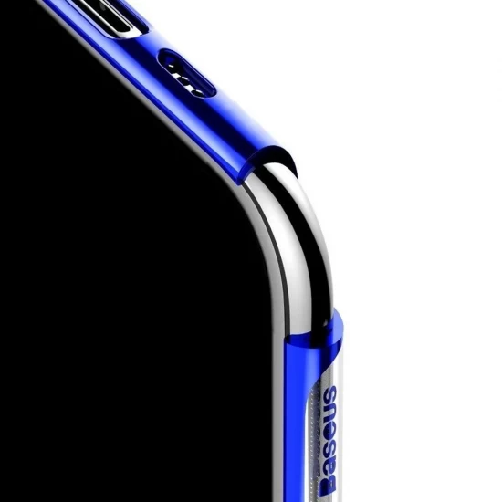 Husa spate pentru iPhone 11 Pro Baseus Glitter - Albastru