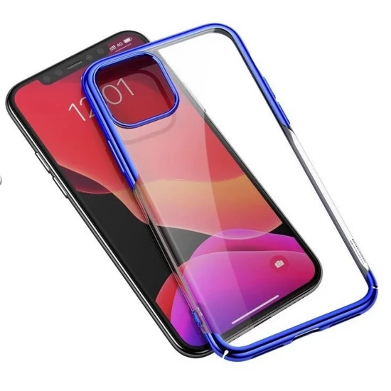 Husa spate pentru iPhone 11 Pro Baseus Glitter - Albastru
