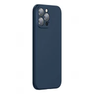 Husa spate pentru iPhone 13 Pro Baseus Liquid Silica Gel - Albastru