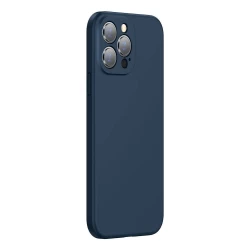 Husa spate pentru iPhone 12 Pro Baseus Liquid Silica Gel - Albastru