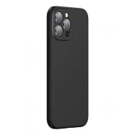 Husa spate pentru iPhone 12 Pro Baseus Liquid Silica Gel - Negru