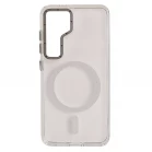 Husa spate pentru Samsung Galaxy S24 Berlia Magsafe Series - Transparent