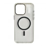 Husa spate pentru iPhone 16 Pro Max Berlia Magsafe Series - Transparent