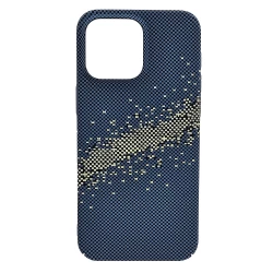 Husa spate pentru iPhone 16 Pro Max Berlia Fiber Magsafe - Albastru