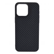 Husa spate pentru iPhone 15 Pro Berlia Fiber Magsafe - Negru