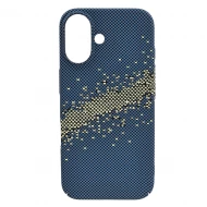 Husa spate pentru iPhone 16 Plus Berlia Fiber Magsafe - Albastru
