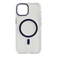 Husa spate pentru iPhone 15 Berlia Sheen Magsafe - Mov