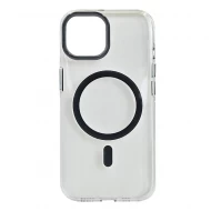 Husa spate pentru iPhone 15 Berlia Sheen Magsafe - Gri inchis