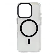 Husa spate pentru iPhone 15 Pro Berlia Sheen Magsafe - Negru