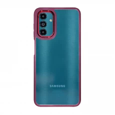 Husa spate pentru Samsung Galaxy A13 5G - Leaf Case Visiniu