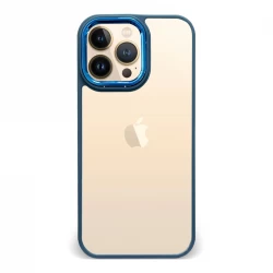 Husa spate pentru iPhone 12 Pro Max - Leaf Case Albastru
