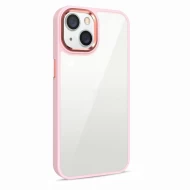 Husa spate pentru iPhone 14 Plus - Leaf Case Roz