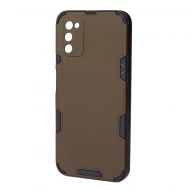 Husa spate pentru Samsung Galaxy A02S - Mantis Case Maro / Negru