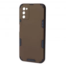 Husa spate pentru Samsung Galaxy A03S - Mantis Case Maro / Negru