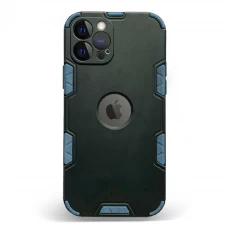 Husa spate pentru iPhone 13 Pro Max - Mantis Case Verde Negru / Bleu