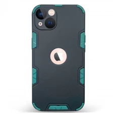 Husa spate pentru iPhone 13 - Mantis Case Negru / Vernil